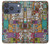 S3879 Griffonnage de musique rétro Etui Coque Housse pour iPhone 17 Pro, 18 Pro