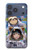 S3915 Costume d'astronaute paresseux pour bébé fille raton laveur Etui Coque Housse pour iPhone 17 Pro, 18 Pro