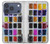 S3956 Graphique de boîte à palette aquarelle Etui Coque Housse pour iPhone 17 Pro