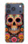 S3999 Peinture de crâne mexicain Etui Coque Housse pour iPhone 17 Pro, 18 Pro