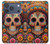 S3999 Peinture de crâne mexicain Etui Coque Housse pour iPhone 17 Pro, 18 Pro