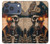 S4018 Crâne de pirate steampunk Etui Coque Housse pour iPhone 17 Pro, 18 Pro