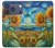 S4019 Tournesol style Van Gogh Etui Coque Housse pour iPhone 17 Pro