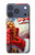 S4029 Coffret cadeau de Noël avec Père Noël souriant Etui Coque Housse pour iPhone 17 Pro, 18 Pro