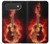 S0415 Graver guitare feu Etui Coque Housse pour iPhone Air