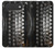 S0620 Machine à écrire Etui Coque Housse pour iPhone Air