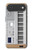 S0891 Clavier numérique Piano Etui Coque Housse pour iPhone Air