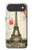 S2108 Tour Eiffel de Paris Carte postale Etui Coque Housse pour iPhone Air