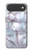S2316 Bleu foncé Marbre Texture graphique Imprimer Etui Coque Housse pour iPhone Air