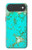 S2377 Turquoise Texture Motif imprimé Gemme Etui Coque Housse pour iPhone Air