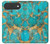 S2906 Aqua Turquoise Pierre Etui Coque Housse pour iPhone Air