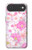 S3036 Flore de fleur rose douce Etui Coque Housse pour iPhone Air
