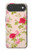 S3037 Jolie Flora Rose Cottage Etui Coque Housse pour iPhone Air