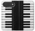 S3078 Noir et blanc Clavier de piano Etui Coque Housse pour iPhone Air