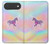 S3203 Arc en ciel Licorne Etui Coque Housse pour iPhone Air