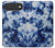 S3439 Tissu Indigo Tie Dye Etui Coque Housse pour iPhone Air