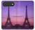 S3447 Paris Eiffel Le coucher du soleil Etui Coque Housse pour iPhone Air