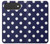 S3533 Bleu à pois Etui Coque Housse pour iPhone Air