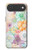 S3705 Fleur florale pastel Etui Coque Housse pour iPhone Air