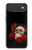 S3753 Roses de crâne gothique sombre Etui Coque Housse pour iPhone Air