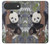S3793 Peinture de neige mignon bébé panda Etui Coque Housse pour iPhone Air