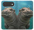S3871 mignon, bébé, hippopotame, hippopotame Etui Coque Housse pour iPhone Air