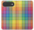 S3942 Tartan à carreaux arc-en-ciel LGBTQ Etui Coque Housse pour iPhone Air