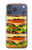 S0790 Hamburger Etui Coque Housse pour iPhone 17 Pro Max