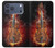 S0864 Violon feu Etui Coque Housse pour iPhone 17 Pro Max