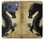 S1482 Peinture Noir dragon Etui Coque Housse pour iPhone 17 Pro Max