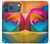 S1671 Arc en ciel coloré Rose Etui Coque Housse pour iPhone 17 Pro Max