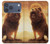 S1957 Lion Etui Coque Housse pour iPhone 17 Pro Max, 18 Pro Max