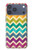 S2362 Arc en ciel coloré Shavron Zig zag Etui Coque Housse pour iPhone 17 Pro Max