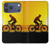 S2385 Vélo Vélo Coucher de soleil Etui Coque Housse pour iPhone 17 Pro Max, 18 Pro Max