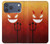 S2454 Rouge mignon petit diable Dessin animé Etui Coque Housse pour iPhone 17 Pro Max, 18 Pro Max