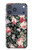 S2727 Motif Rose millésimé Etui Coque Housse pour iPhone 17 Pro Max, 18 Pro Max