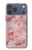 S2843 Texture en marbre rose Etui Coque Housse pour iPhone 17 Pro Max