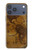S2861 Carte antique du monde Etui Coque Housse pour iPhone 17 Pro Max, 18 Pro Max