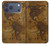 S2861 Carte antique du monde Etui Coque Housse pour iPhone 17 Pro Max, 18 Pro Max
