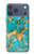 S2906 Aqua Turquoise Pierre Etui Coque Housse pour iPhone 17 Pro Max