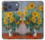 S2937 Claude Monet Bouquet de tournesols Etui Coque Housse pour iPhone 17 Pro Max