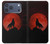 S2955 Loup Hurlant Rouge Lune Etui Coque Housse pour iPhone 17 Pro Max