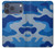 S2958 Armée Bleu Camo Camouflage Etui Coque Housse pour iPhone 17 Pro Max