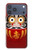 S3023 Japon Bonne chance Daruma Poupée Etui Coque Housse pour iPhone 17 Pro Max, 18 Pro Max