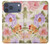 S3035 Peinture douce Fleur Etui Coque Housse pour iPhone 17 Pro Max, 18 Pro Max