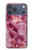 S3052 Rose Marbre Imprimé graphique Etui Coque Housse pour iPhone 17 Pro Max