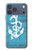 S3053 Marin Blue Anchor Etui Coque Housse pour iPhone 17 Pro Max