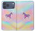 S3203 Arc en ciel Licorne Etui Coque Housse pour iPhone 17 Pro Max