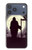S3262 Lune de nuit faucheuse cimetière Etui Coque Housse pour iPhone 17 Pro Max, 18 Pro Max