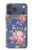 S3265 Motif Fleur millésimé Etui Coque Housse pour iPhone 17 Pro Max